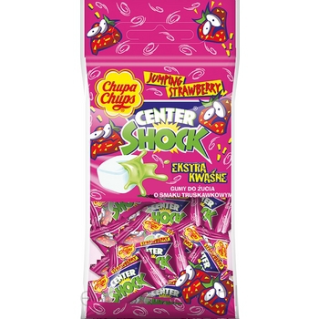 Chupa Chups Guma Do Żucia Center Shock Strawberry 36G