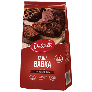 Delecta Fajna Babka O Smaku Czekoladowym 350 G 