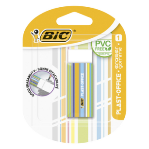 BIC Plast-Office Gumka Blister 1 sztuka