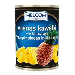 Helcom Ananas Plastry W Lekkim Syropie 580Ml(p)