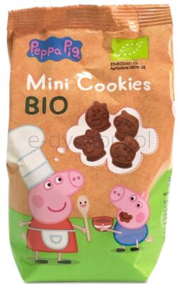 Świnka Peppa Mini Ciastka Kakaowe Dla Dzieci Świnka Peppa Bio 100 G