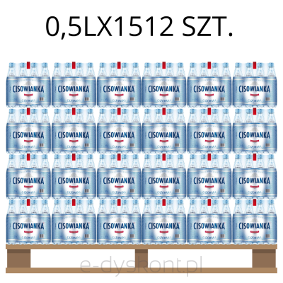 Cisowianka Woda Gazowana 500Ml  <br>(Paleta 1512 szt.)