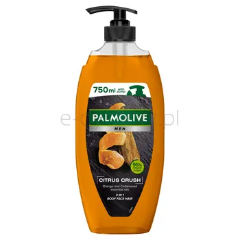 Palmolive Żel Pod Prysznic Men Citrus Crush Odświeżajacy Dla Mężczyzn 3W1 750 Ml
