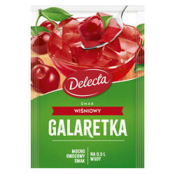 Delecta Galaretka Wiśnia 70G