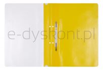 Office Products Skoroszyt, Pp, A4, 2 Otwory, 100/170Mikr., Wpinany, Żółty  - 2