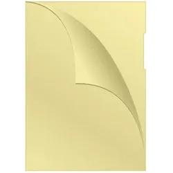 Q-Connect Obwoluta typu L, PP, A4, groszkowa, 120mikr., 100szt., żółta