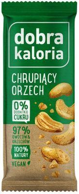 Dobra Kaloria Baton Owocowy Chrupiący Orzech 35 G