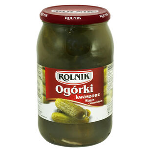 Rolnik Ogórki Kwaszone 850 G 