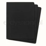Zestaw 3 Zeszytów MOLESKINE Cahier Journals XL (19x25cm) w kropki, 120 stron, czarny - 3