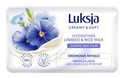 Luksja Kremowe Mydło w kostce len, 90g