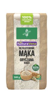 Mąka Gryczana Biała Bezglutenowa 500 G - Naturavena [BIO]