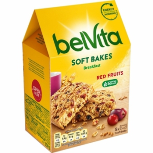 Belvita Breakfast Ciastka Zbożowe Z Żurawiną I Rodzynkami 250 G