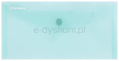 Teczka Kopertowa Donau Zatrzask, Pp, Dl, 180Mikr., Zielona