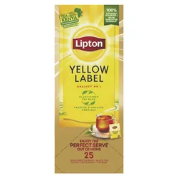 Lipton Herbata Czarna, Yellow Label, 25 Kopert