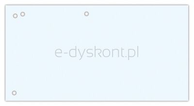 Office Products Przekładki karton, 1/3 A4, 240x105mm, 100szt., białe 