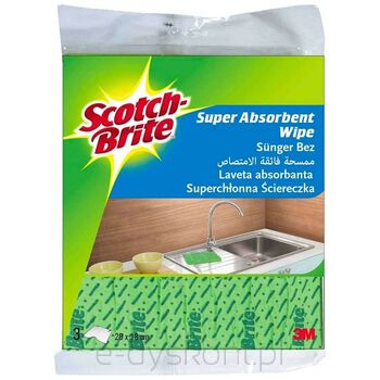 Scotch-Brite™ Uniwersalne Ścierki (Gąbczaste) 3 Szt