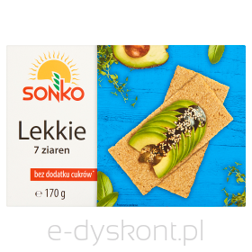 Sonko Lekkie 7 Ziaren. Pieczywo Chrupkie 170 G