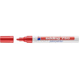 Edding Marker olejowy e-750 2-4 mm, czerwony