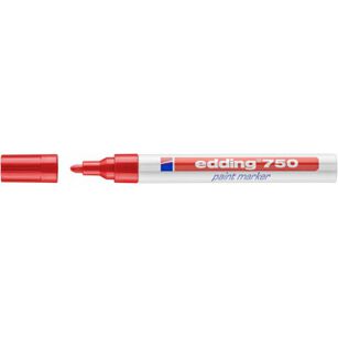 Marker Olejowy E-750 Edding, 2-4 Mm, Czerwony