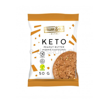 Frank & Oli Keto miękkie ciasteczko peanut butter 50g