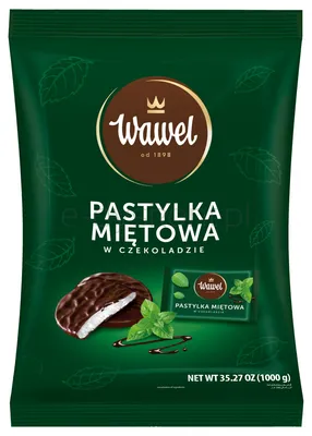 Wawel Pastylka Miętowa W Czekoladzie 1Kg