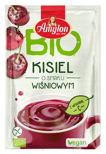 Kisiel Instant O Smaku Wiśniowym Bezglutenowy Bio 30 G - Amylon [BIO]