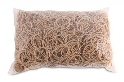 Office Products Gumki recepturki średnica 40mm, 1,5x1,5mm, 60% kauczuku, 1000g, zgrzewka, naturalne 