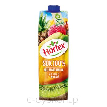 Hortex Multiwitamina Sok 100% Karton 1 L