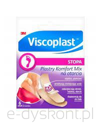 Viscoplast Plastry Komfort Mix 6Szt