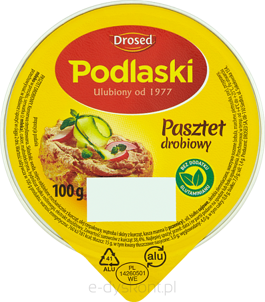 Drosed Podlaski Pasztet Drobiowy 100G