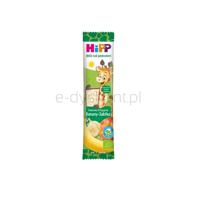 Hipp Batonik Owocowy Banany-Jabłka Bio, Po 1. Roku, 23 G