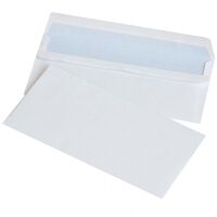 Office Products Koperty samoklejące SK, DL, 110x220mm, 75gsm, 50szt., białe [BIURO]