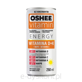 Oshee Vitamin Energy Witamina D+K 250Ml