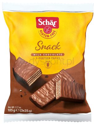 Schar Snack- Wafle W Czekoladzie (3X35G) Bezgl. 105 G