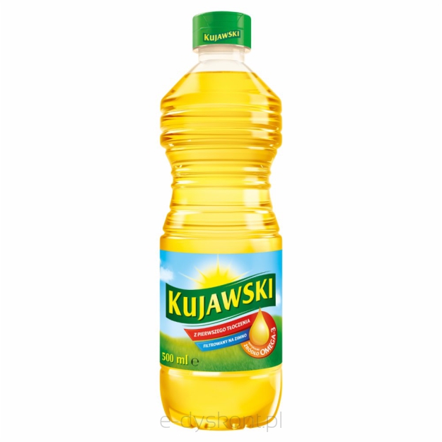 Kujawski Olej Rzepakowy Z Pierwszego Tłoczenia 0,5L.