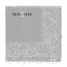 Tete A Tete Serwetki Elegant Tangle Silver