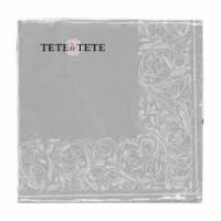 Tete A Tete Serwetki Elegant Tangle Silver