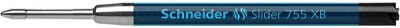 Schneider Wkład Slider 755 Do Długopisu Xb, Format G2, Czarny 
