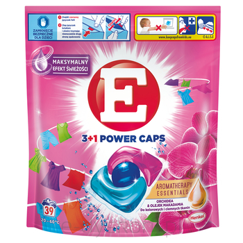 E 3+1 Power Caps Color Aromatherapy Essentials Orchidea & Olejek Makadamia, 39 Prań.