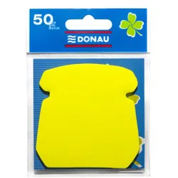 Donau Bloczek Samoprzylepny 1x50 kart., telefon, zawieszka, żółty