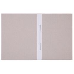 Skoroszyt OFFICE PRODUCTS Premium, karton, z listwą, nadruk, A4, 350gsm, biały