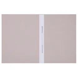 Skoroszyt OFFICE PRODUCTS Premium, karton, z listwą, nadruk, A4, 350gsm, biały