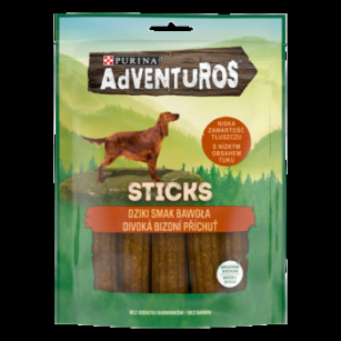 Purina Adventuros Sticks O Smaku Dzikiego Bawoła 120G