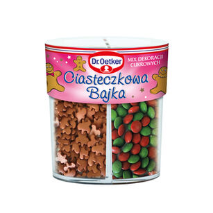 Dr.Oetker Ciasteczkowa Bajka Mix Dekoracji Cukrowych 76 G