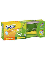 Swiffer Zestaw: 1 Mop + 8 Ściereczek, 1 Miotełka + 1 Wkład Do Zbierania Sierści