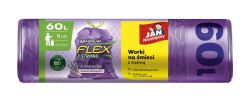 Jan Niezbędny Worki na śmieci magnum flex, z taśmą, 60l, 8szt., lawendowe