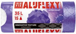 Alufix Aluflexy Worki na śmieci zapach, LDPE, 35l, 15 szt., fioletowe