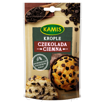 Kamis Krople Z Ciemnej Czekolady 100G