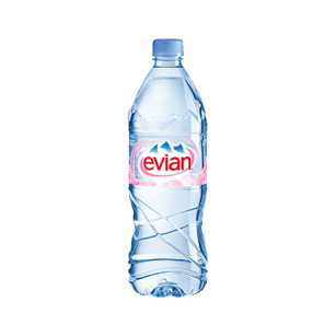 Woda Evian Mineralna 1L Pet