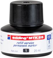 Edding Tusz do uzupełniania markerów permanentnych e-MTK 25 czarny [BIURO]